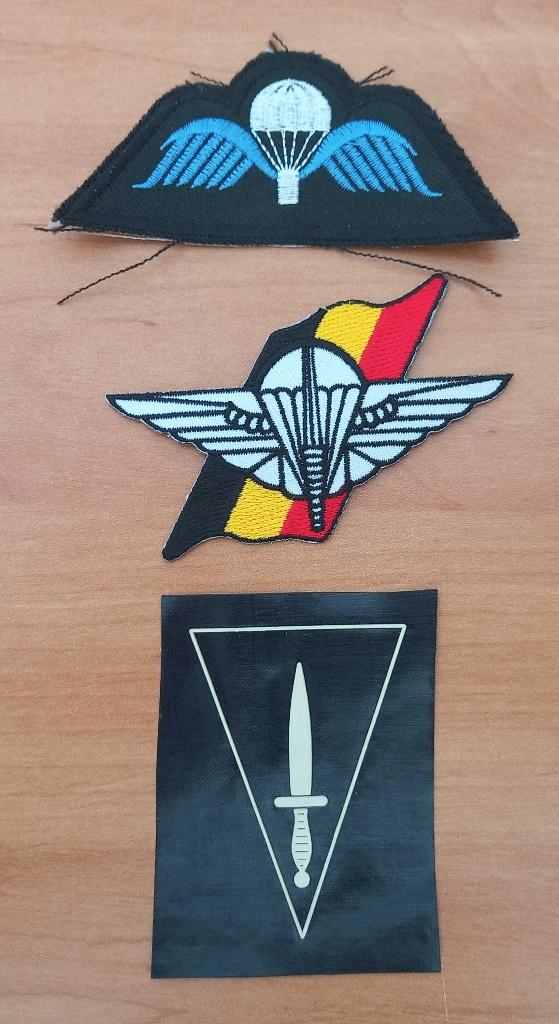 Patchs ABL Para-Commando 3 DIFFÉRENTS, Collections, Objets militaires | Général, Envoi, Armée de terre, Emblème ou Badge