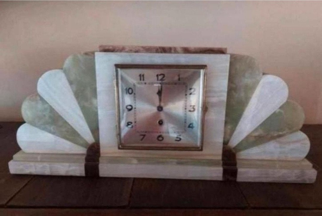 Horloge en marbre pour décoration, Antiquités & Art, Enlèvement