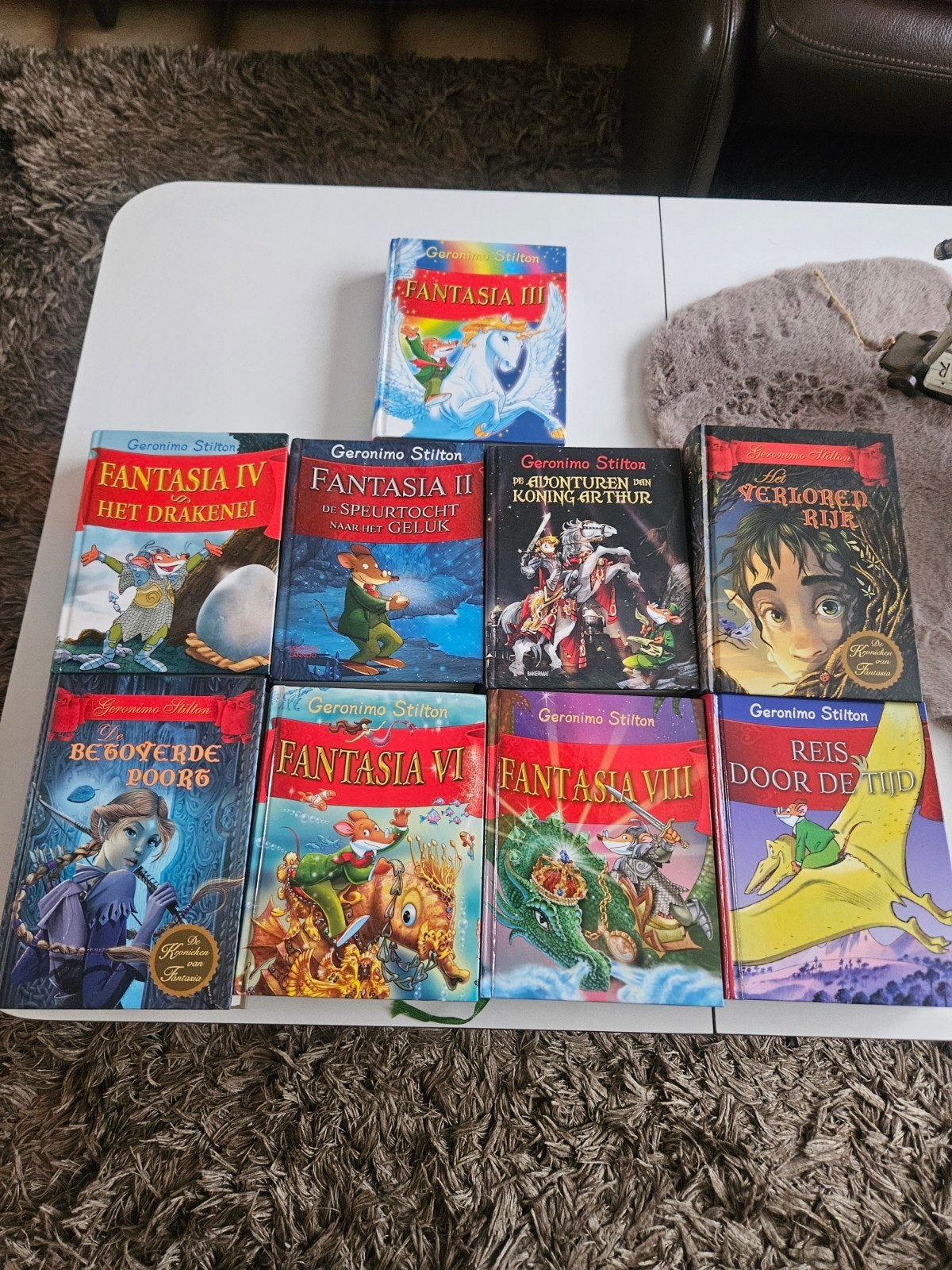 9 geronimo stilton boeken, Boeken, Fantasy, Ophalen, Zo goed als nieuw