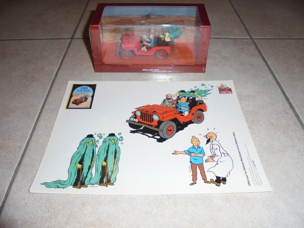 Kuifje nr 01 De Jeep op de cover geseald met sticker, Ophalen of Verzenden, Kuifje, Nieuw, Overige typen