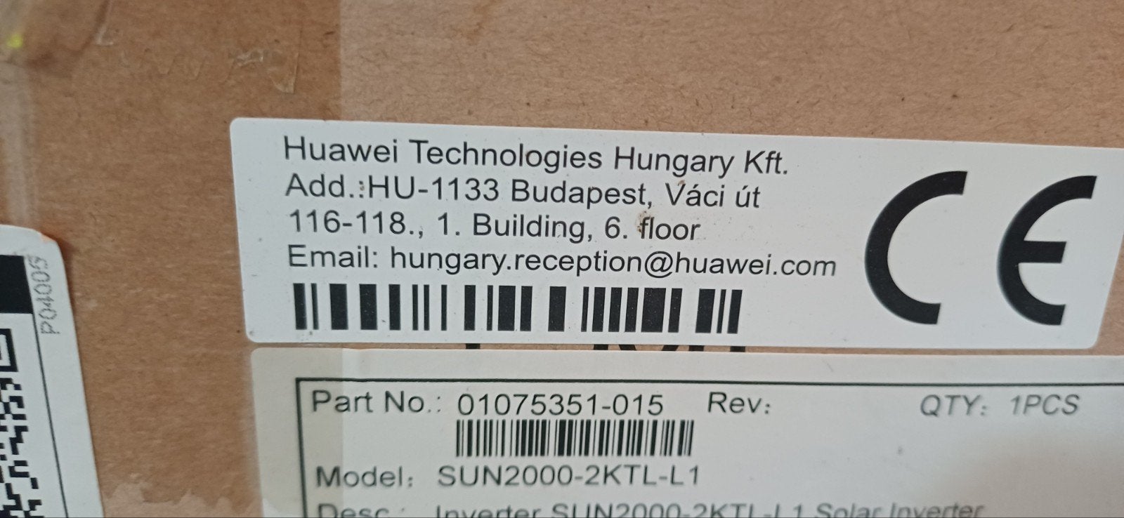 Huawei omvormer SUN2000 2KTL-L1, Enlèvement, Neuf