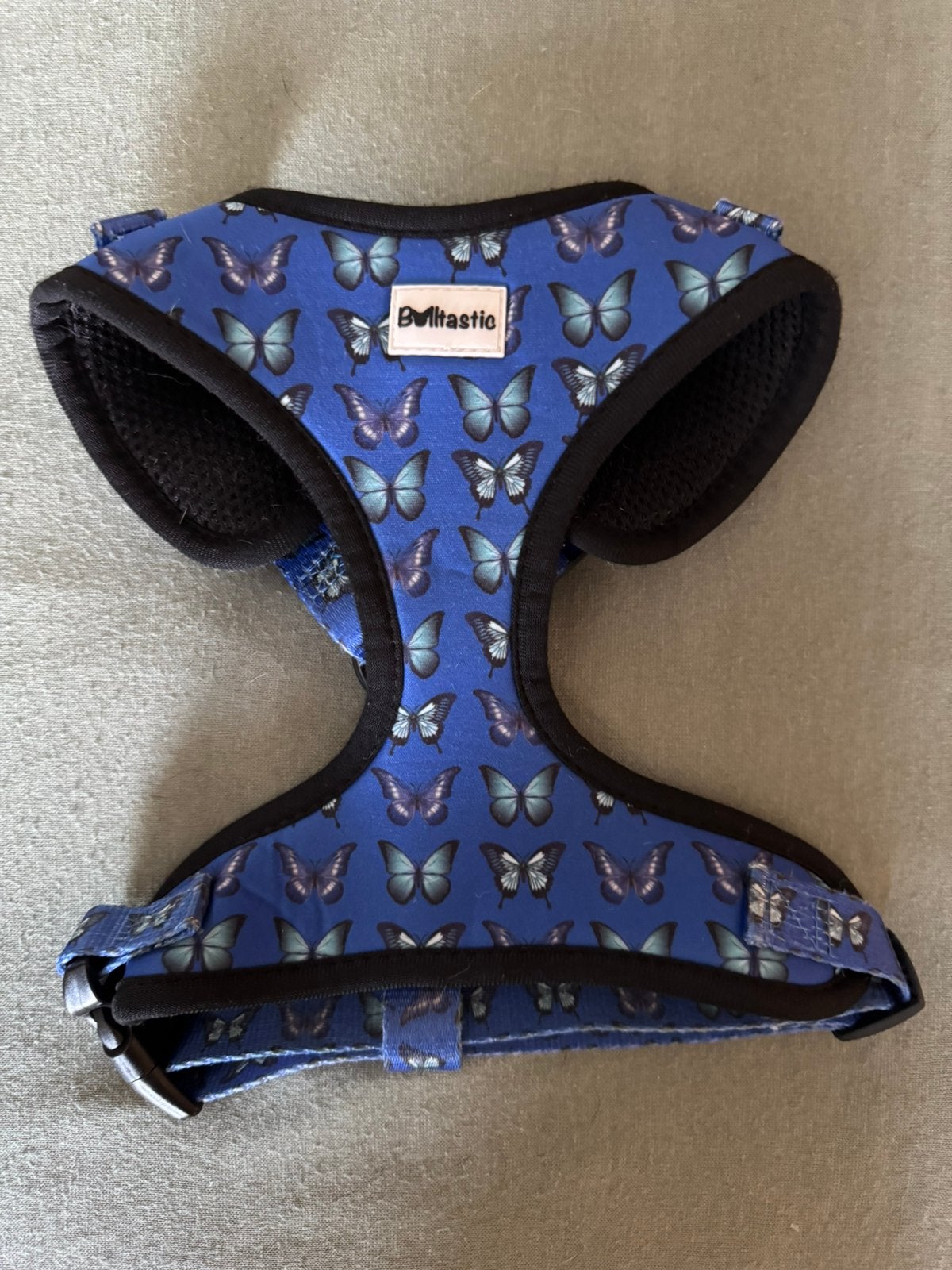 Harnas tuigje bulltastic hond medium blauw, Animaux & Accessoires, Laisses pour chiens, Enlèvement, Comme neuf