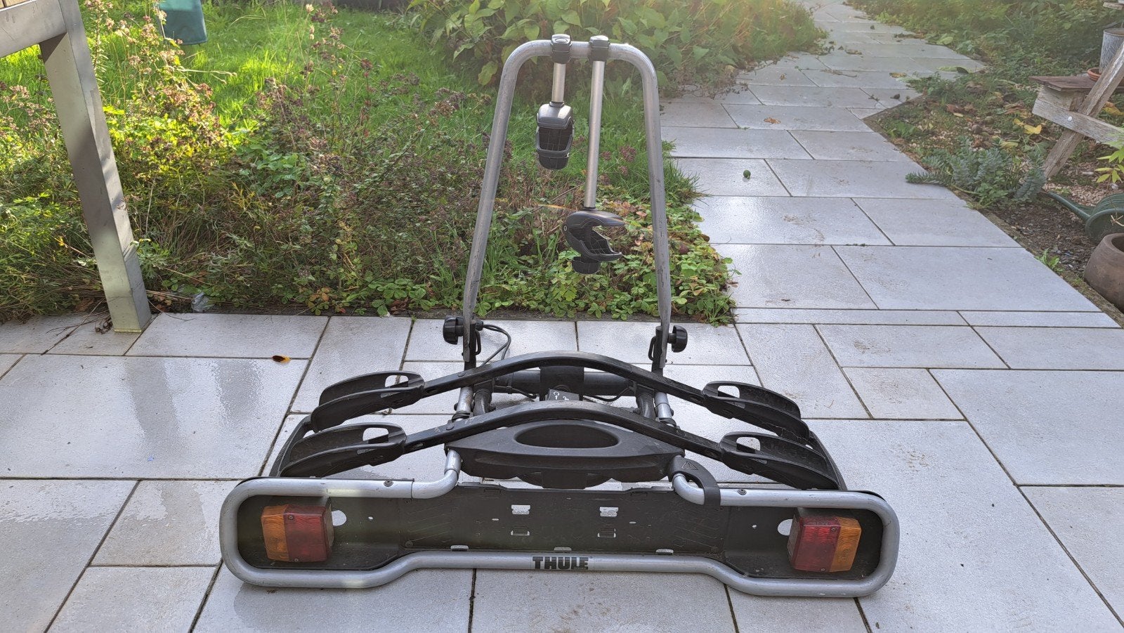 Fietsendrager Thule Euroride 941, Auto diversen, Ophalen, 2 fietsen, Gebruikt, Trekhaakdrager
