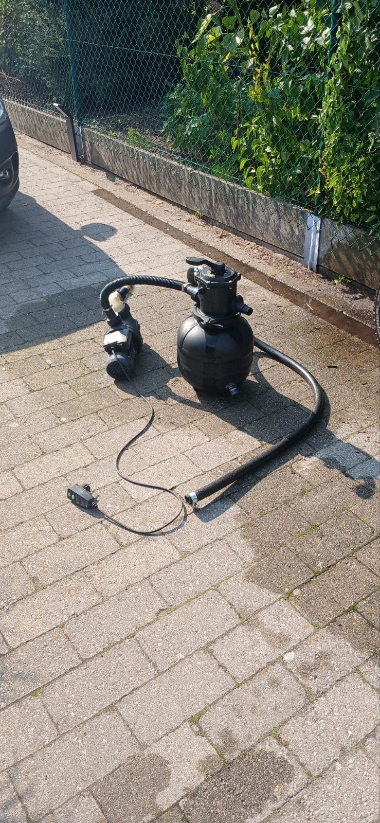 Zandfilter + pomp, Ophalen, Gebruikt, Zwembadpomp