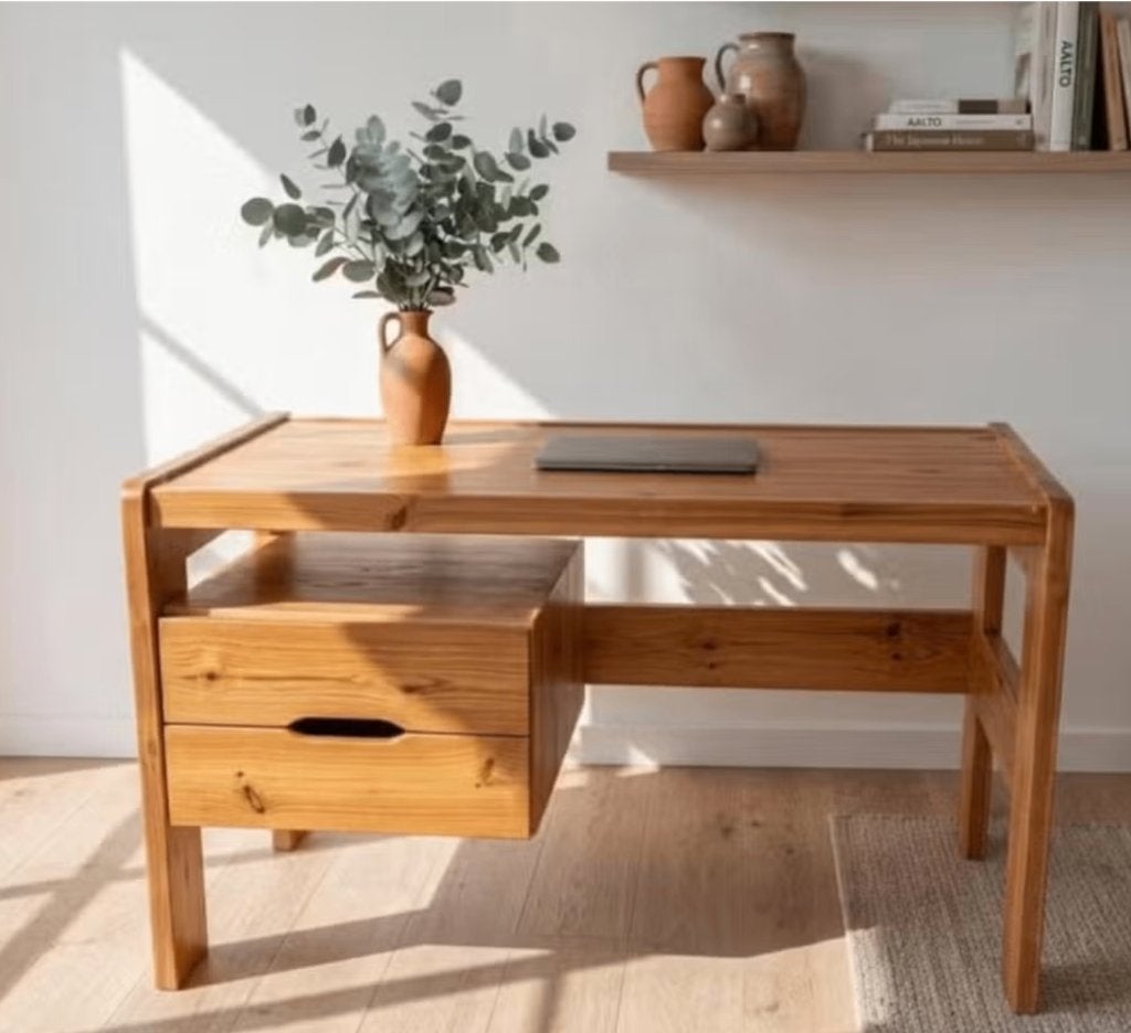 vintage scandinavisch bureau, Huis en Inrichting, Bureaus, Scandinavisch, Ophalen