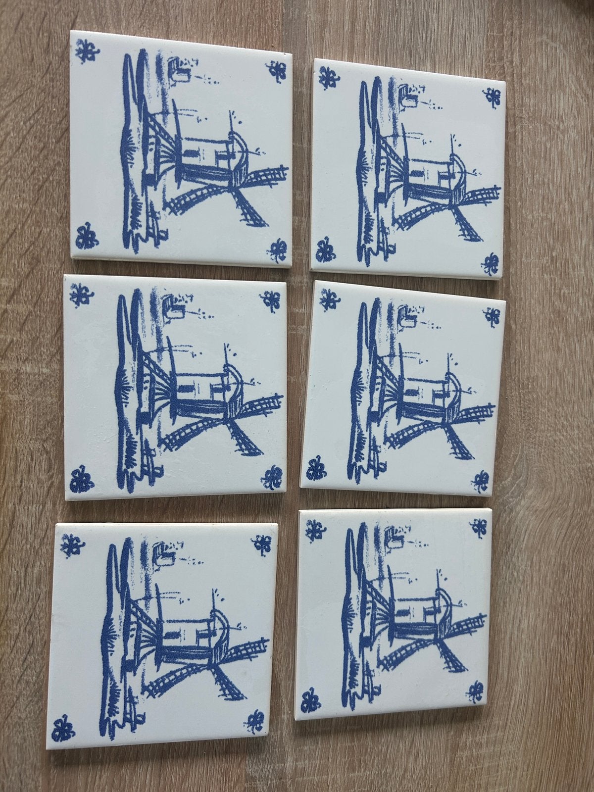Vintage Royal Sphinx Maastricht tegels – set van 16, Ophalen
