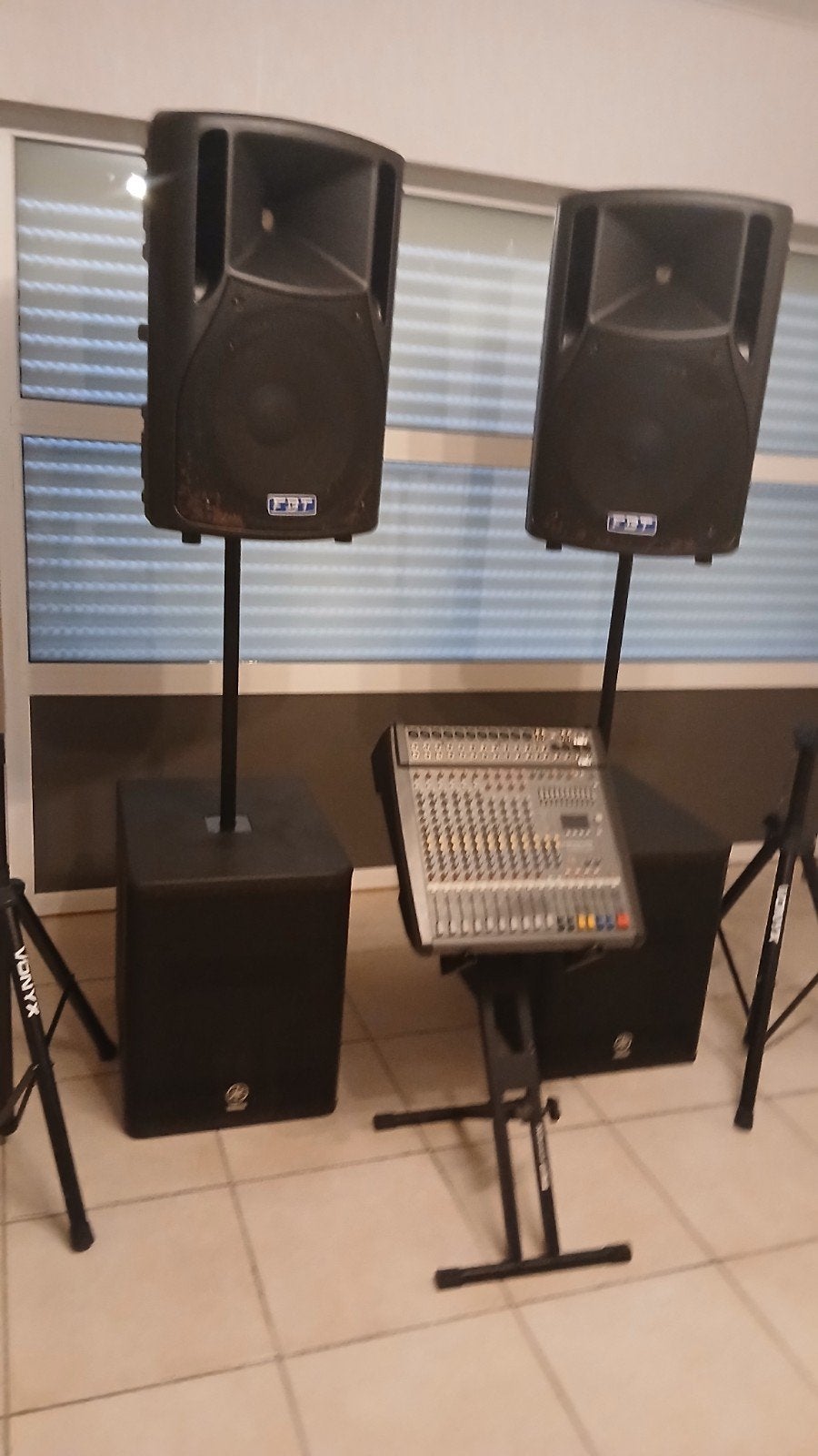 PA instalatie, Ophalen