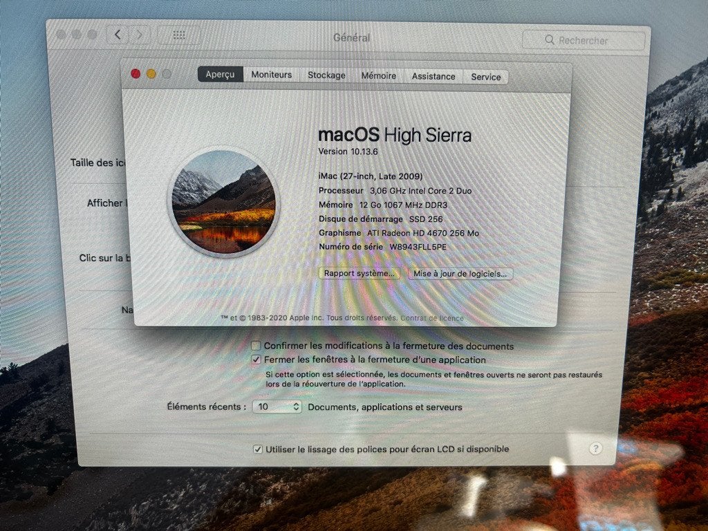 iMac 27" – Late 2009 – SSD 256 GB – 12 GB RAM, Ophalen, 256 GB, SSD, IMac