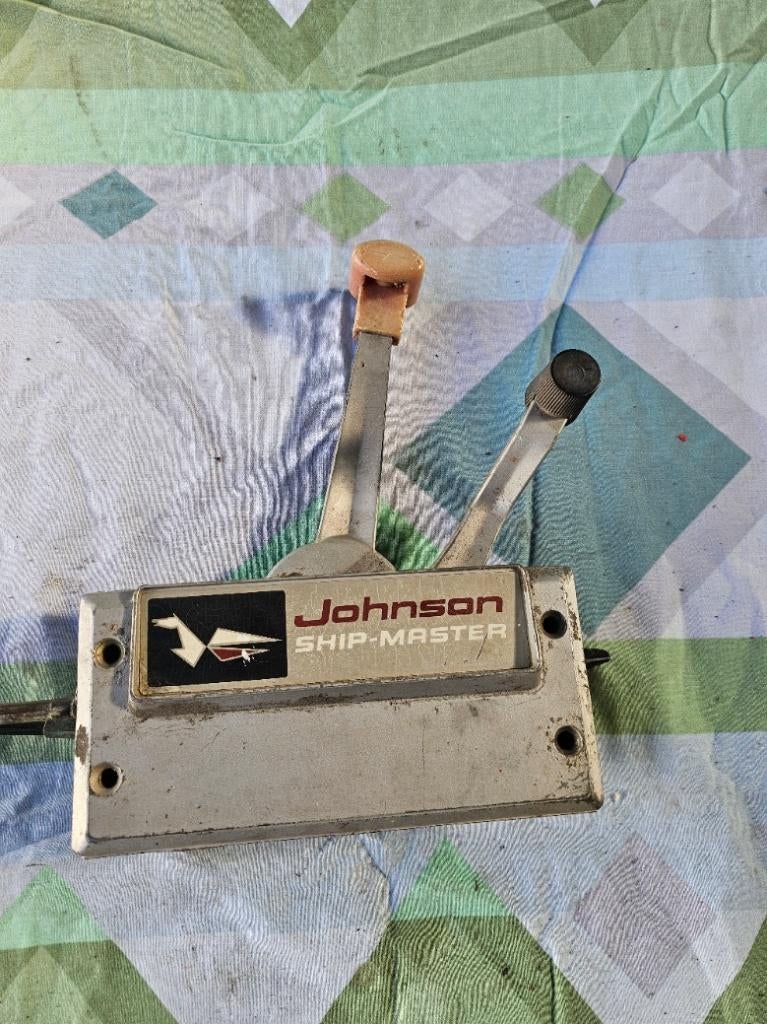 Johnson bediening bootmotor met kabels, Ophalen, Gebruikt, Met afstandsbediening