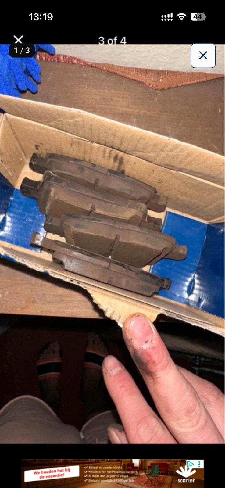 Remblokken opel astra k, Ophalen, Opel