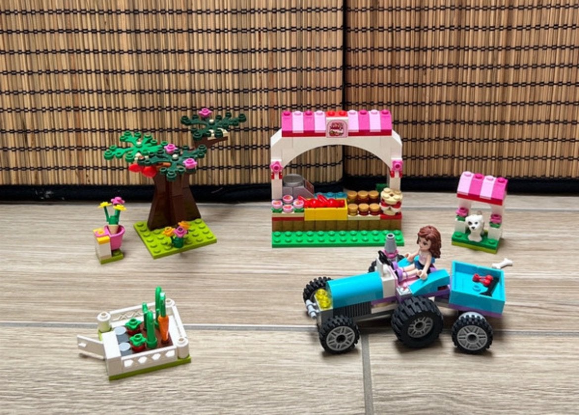 Lego Friends boerderij + paardenstal + dierenarts, Verzenden, Lego, Friends, Zo goed als nieuw