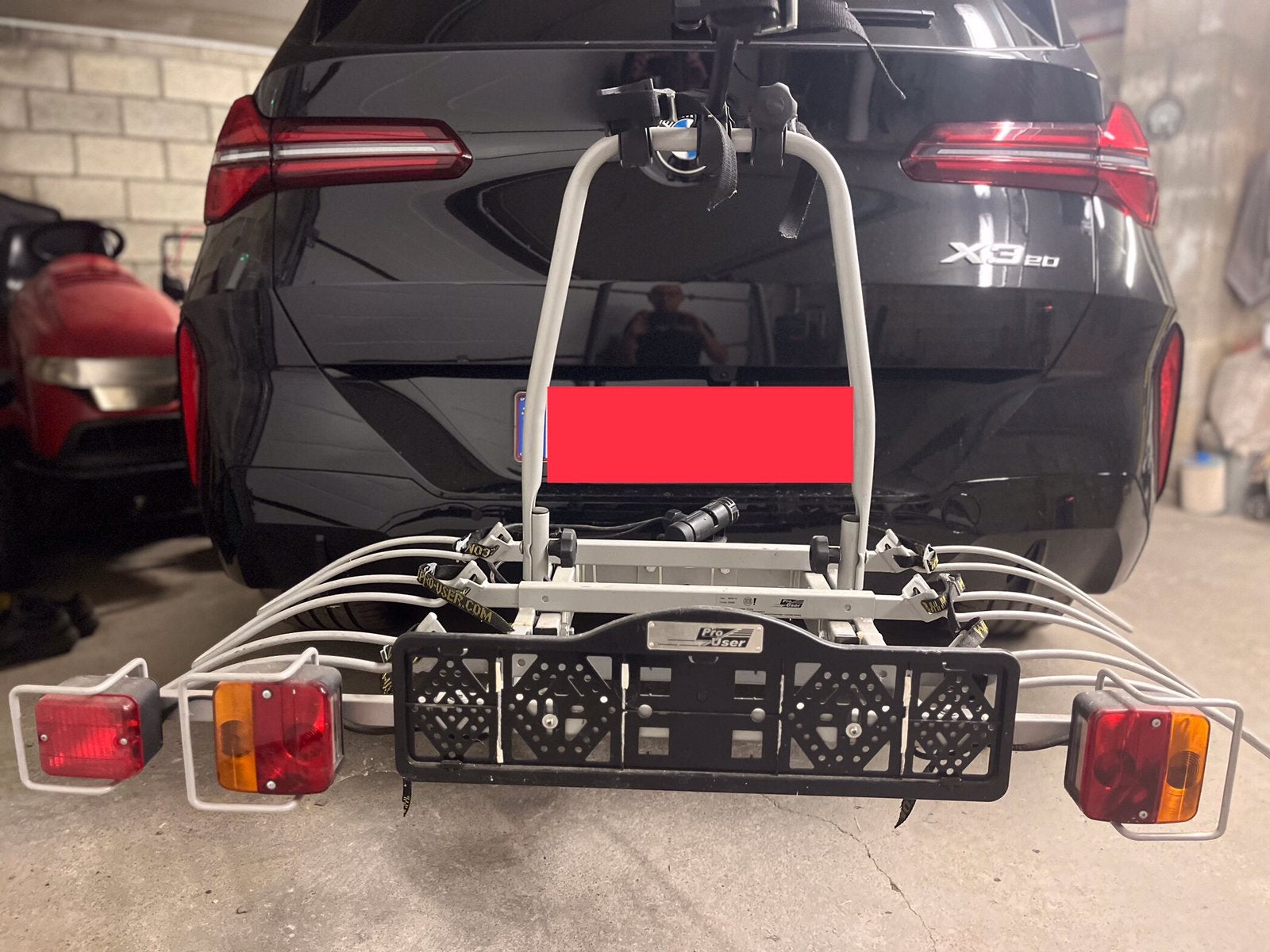 Porte-velos pour 3 vélos., Enlèvement, Utilisé, Support d'attelage