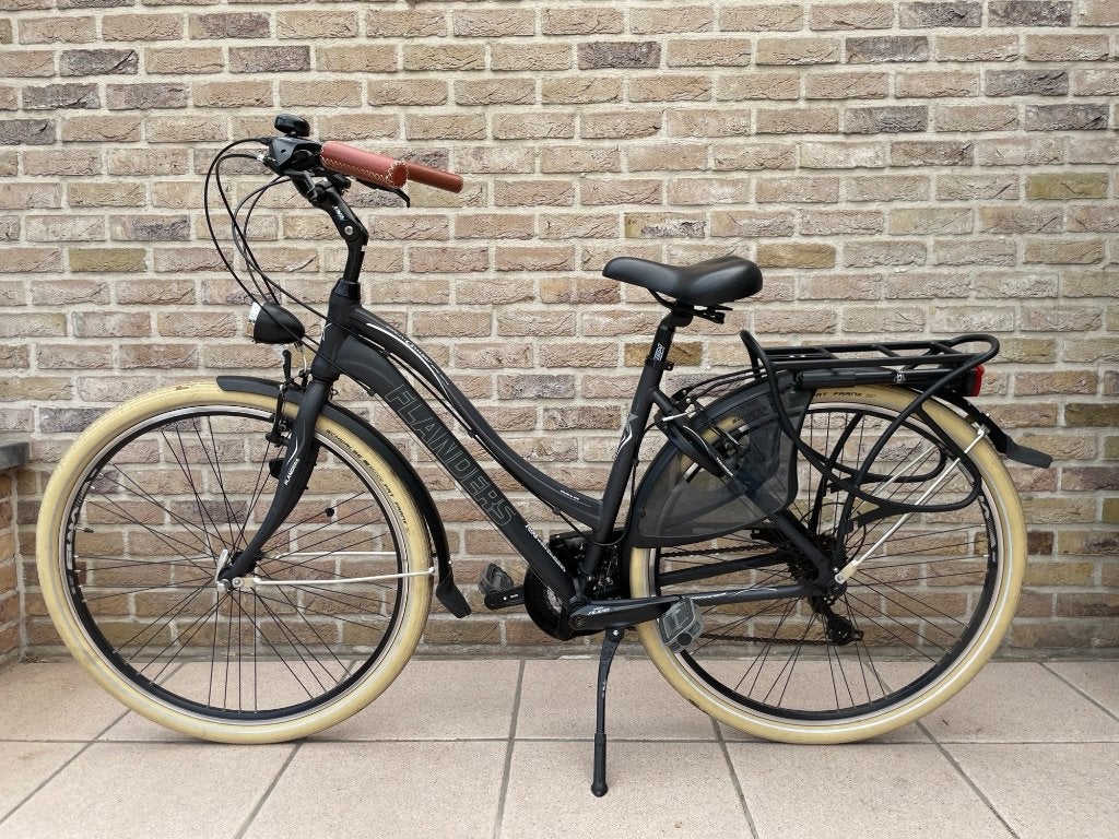 Damesfiets Flanders Town Cruiser - Retro Deluxe Smooth Ride, Autres marques, Vitesses, Frein sur jante, Comme neuf