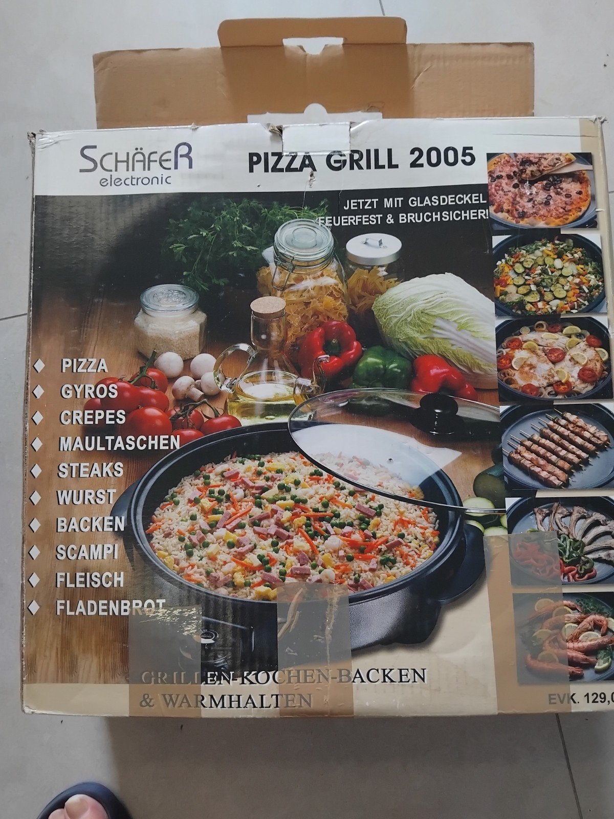 grill a pizza, Electroménager, Appareils à gourmet, Enlèvement, Comme neuf, Moins de 4 personnes