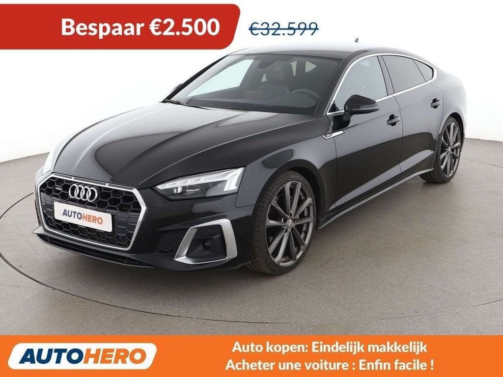 Audi A5 45 TFSI Mild-Hybrid quattro S line (bj 2020), Auto's, Audi, Automaat, 1984 cc, Leder, Lichtsensor