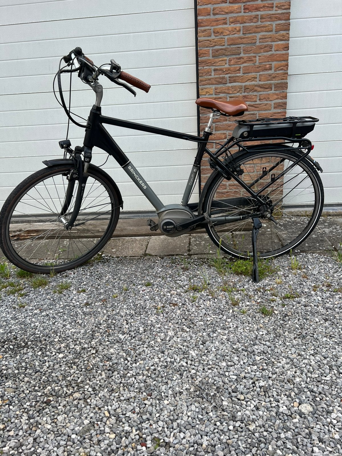 Elektrische heren fiets met bosch middenmotor, Ophalen, Zo goed als nieuw
