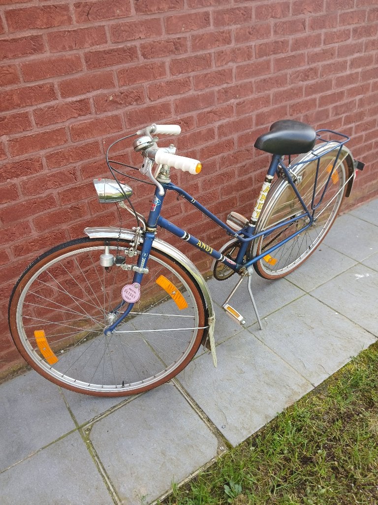 Vintage damesfiets Andy, Jaren '60 of nieuwer, Velgrem, 51 tot 55 cm, Ophalen