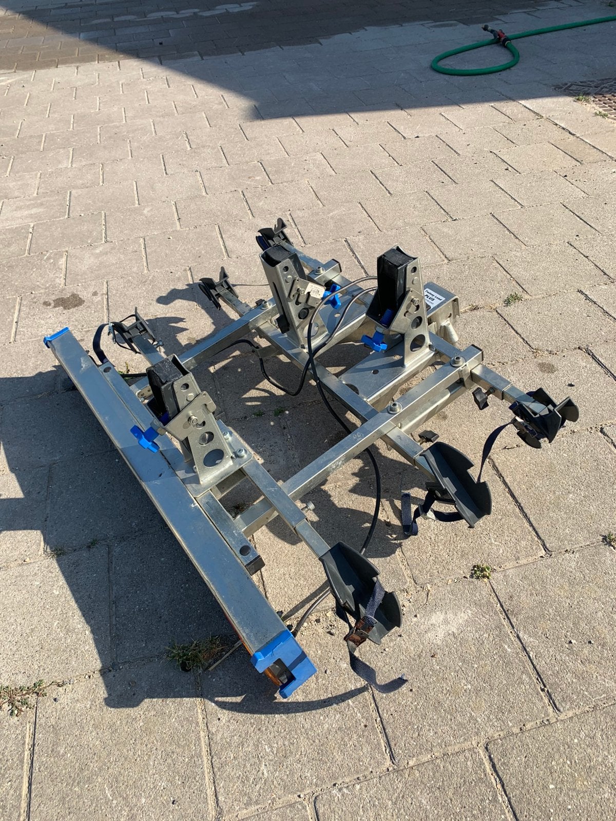 Autofietsrek, Ophalen, Gebruikt