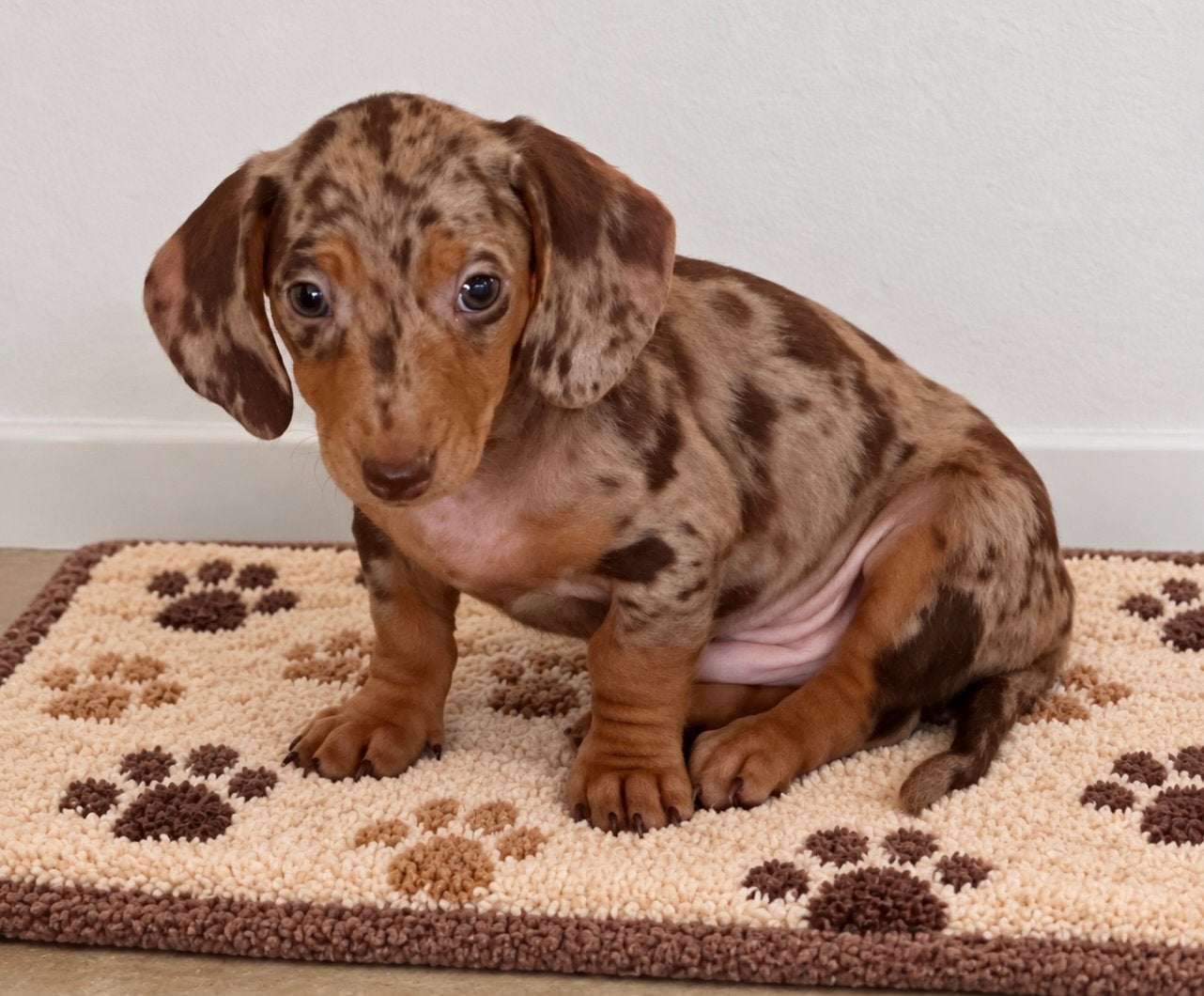 teckel pups,dwerg,choco tan merle,reutje, Animaux & Accessoires, Maladie de Carré (chiens), Poils courts, Chien (mâle), Belgique