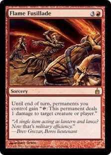 Flame Fusillade - RAV - MTG -  BETER DAN LP, Hobby & Loisirs créatifs, Jeux de cartes à collectionner | Magic the Gathering, Enlèvement ou Envoi