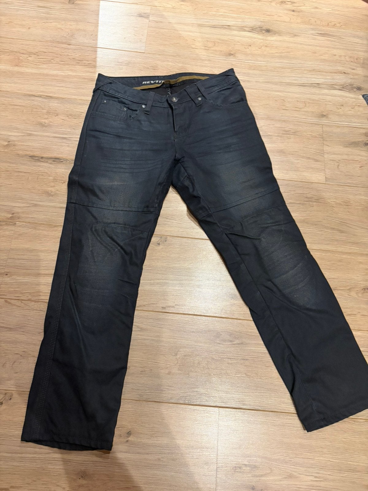 REV’IT moto jeansbroek vrouw maat 28, Motoren, Kleding | Motorkleding, Ophalen, Tweedehands, Dames, Broek | textiel
