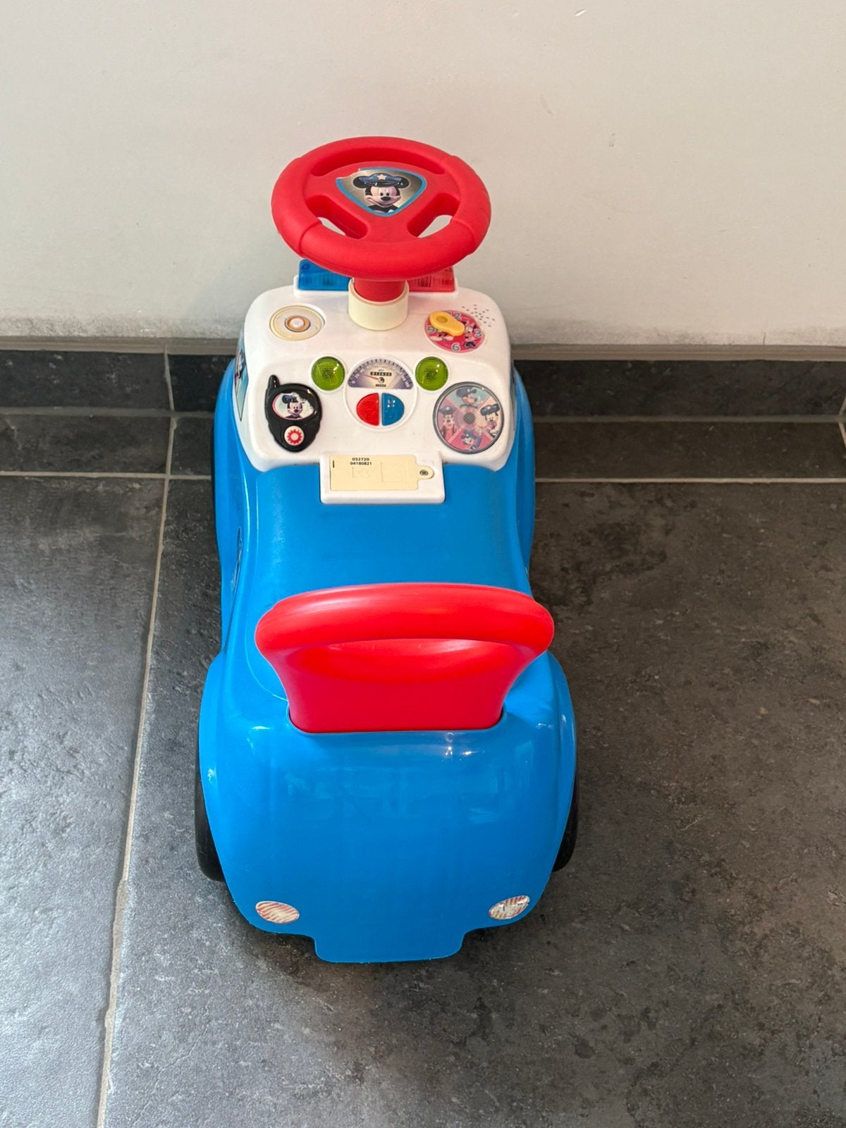 Loopwagentje Mickey Mouse, Ophalen, Gebruikt