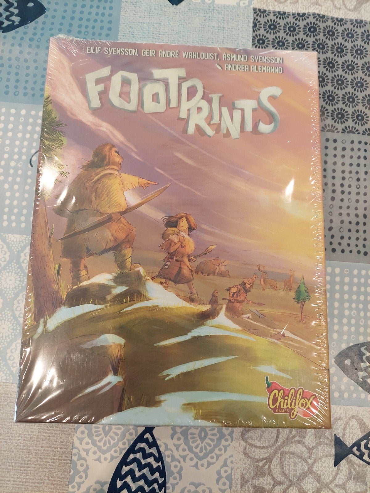 Bordspel: footprints (in verpakking), Ophalen