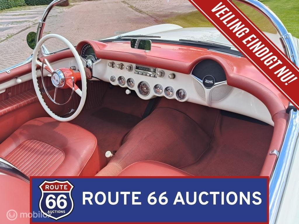 Chevrolet Corvette C1 | 1954 | Route 66 Auctions, Autos, Achat, Entreprise, Chevrolet, Boîte manuelle