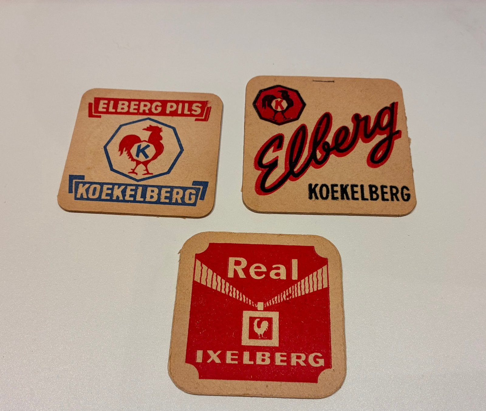 3x Koekelberg, Ophalen, Zo goed als nieuw, Viltje(s)