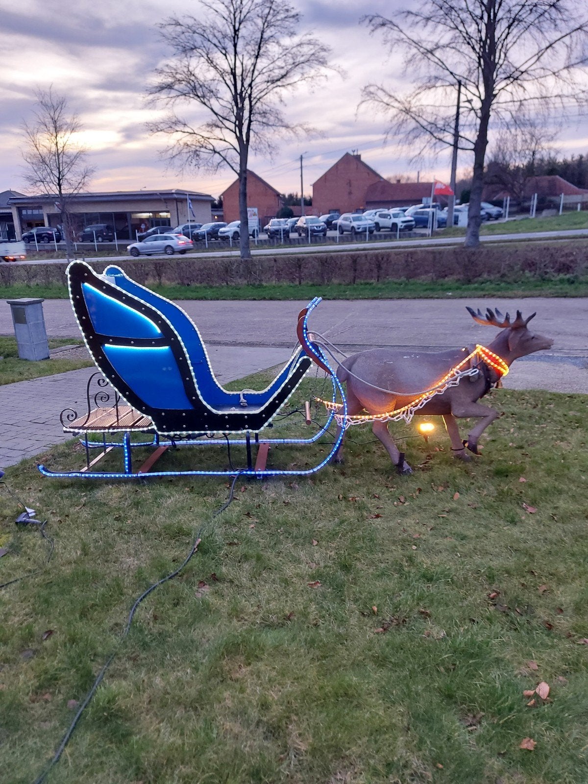 Arrenslee kerstman, Ophalen