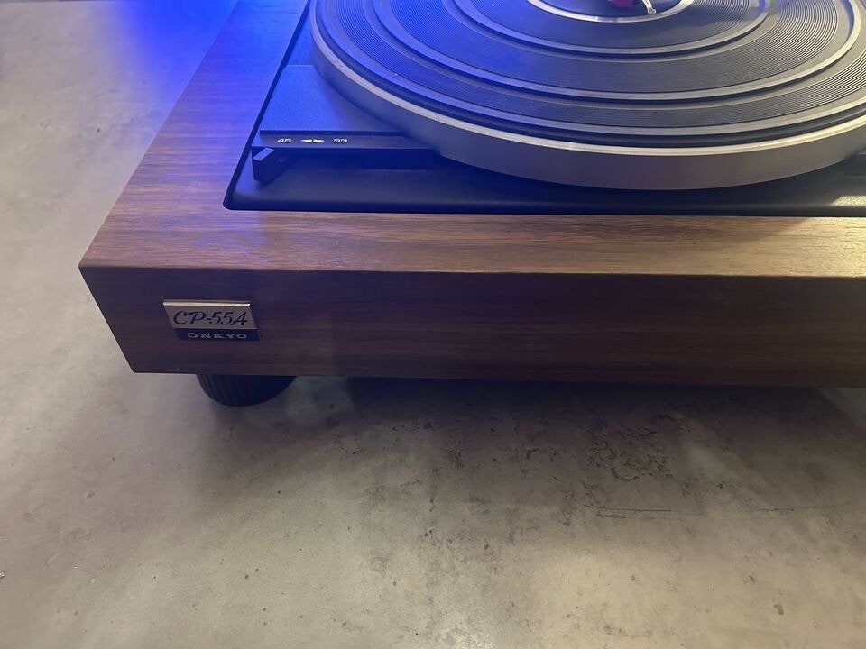 Tourne-disque Onkyo CP-554, Enlèvement, Utilisé, Tourne-disque