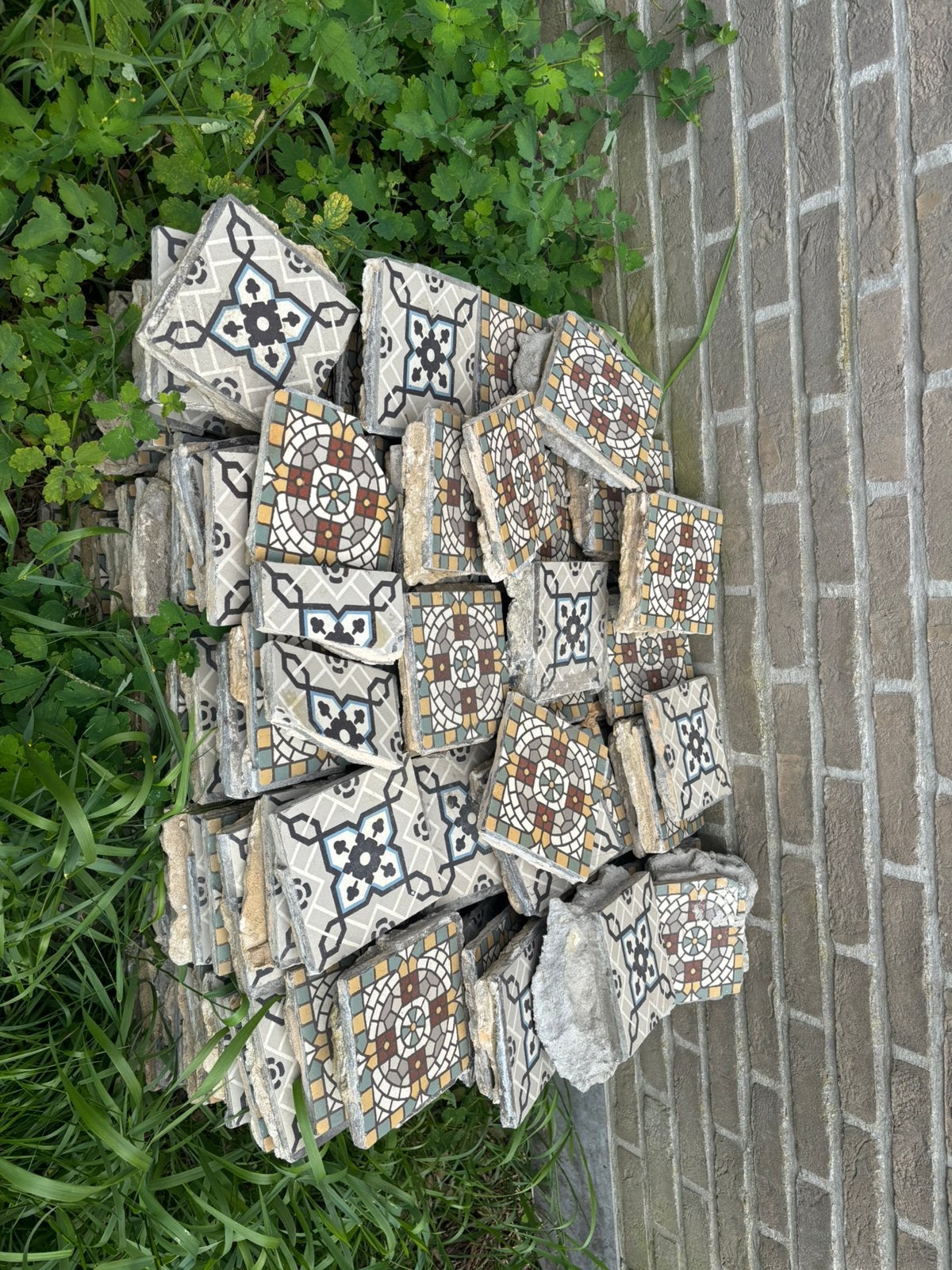 Mooie oude tegels, Ophalen, Gebruikt