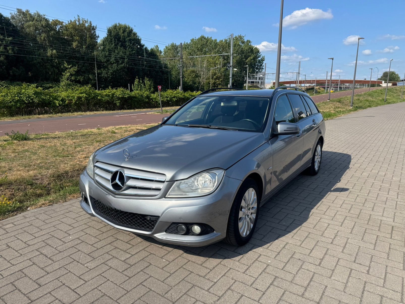 Mercedes C180 CDI, Auto's, Automaat, Euro 5, Zwart, Overige kleuren