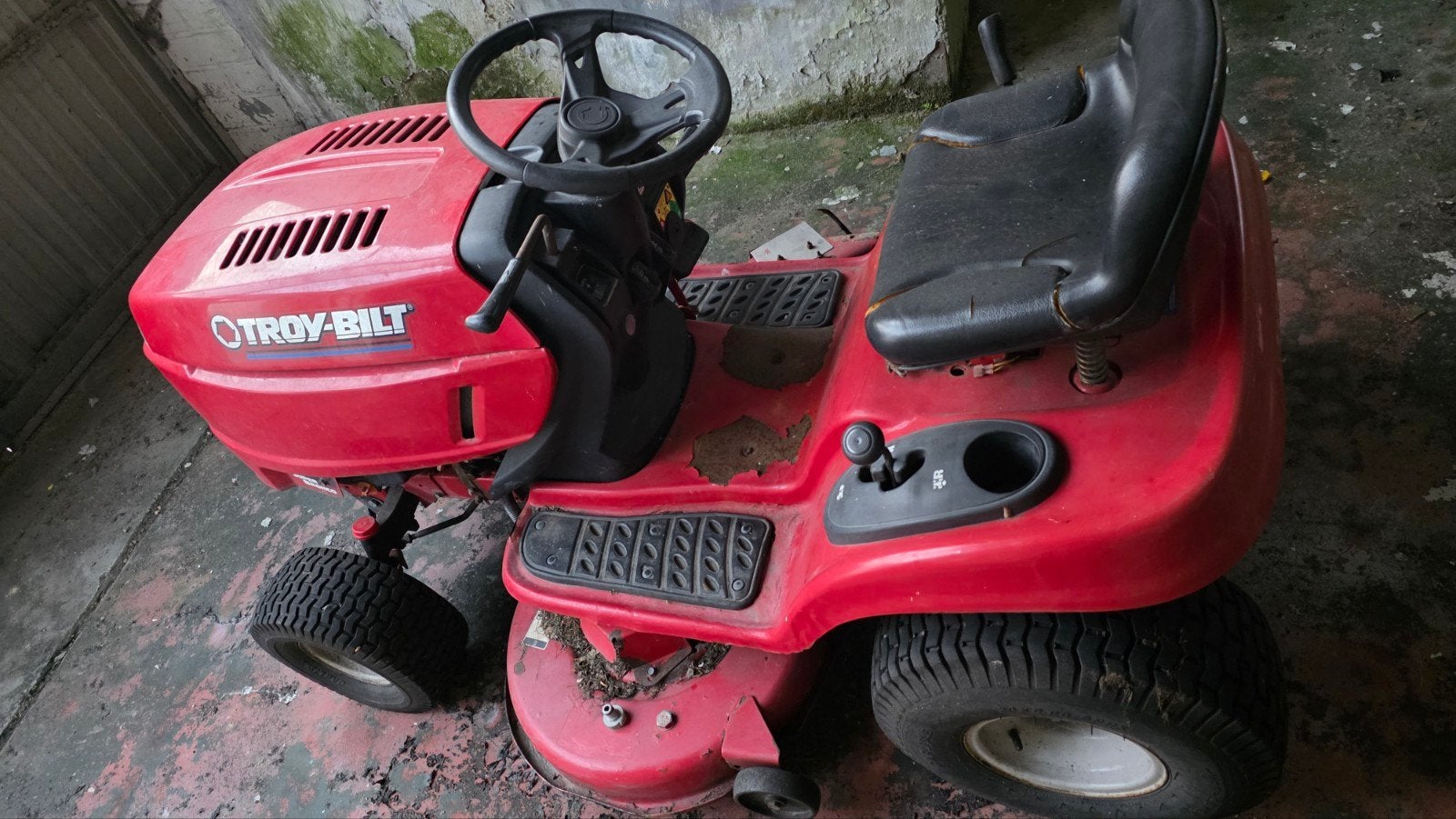 zitmaaier, Tuin en Terras, Ophalen, Gebruikt, Troy bilt, Elektrische starter