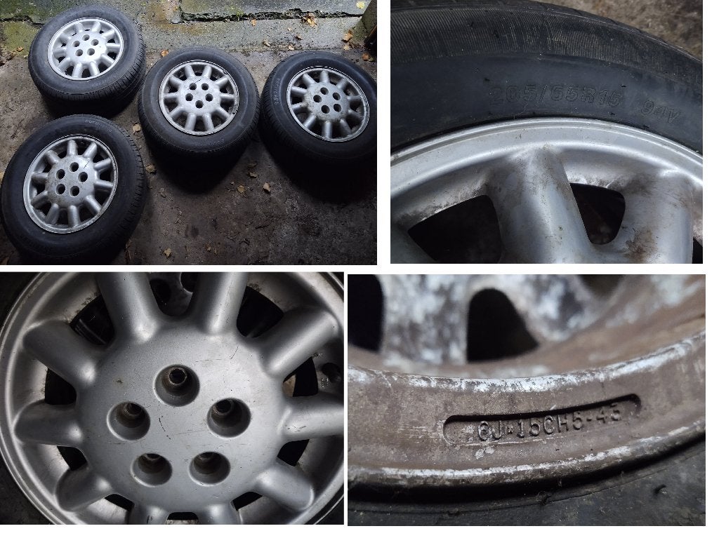 jantes alu Citroen Xm 205/65R15, 15 pouces, Pneus et Jantes, 4 Saisons, Enlèvement ou Envoi