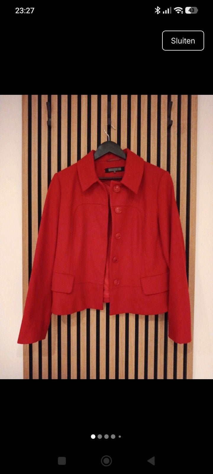 mantel jas maat 42 L Xandres Hasselt, Kleding | Dames, Maat 42/44 (L), Ophalen of Verzenden, Zo goed als nieuw, Xandres