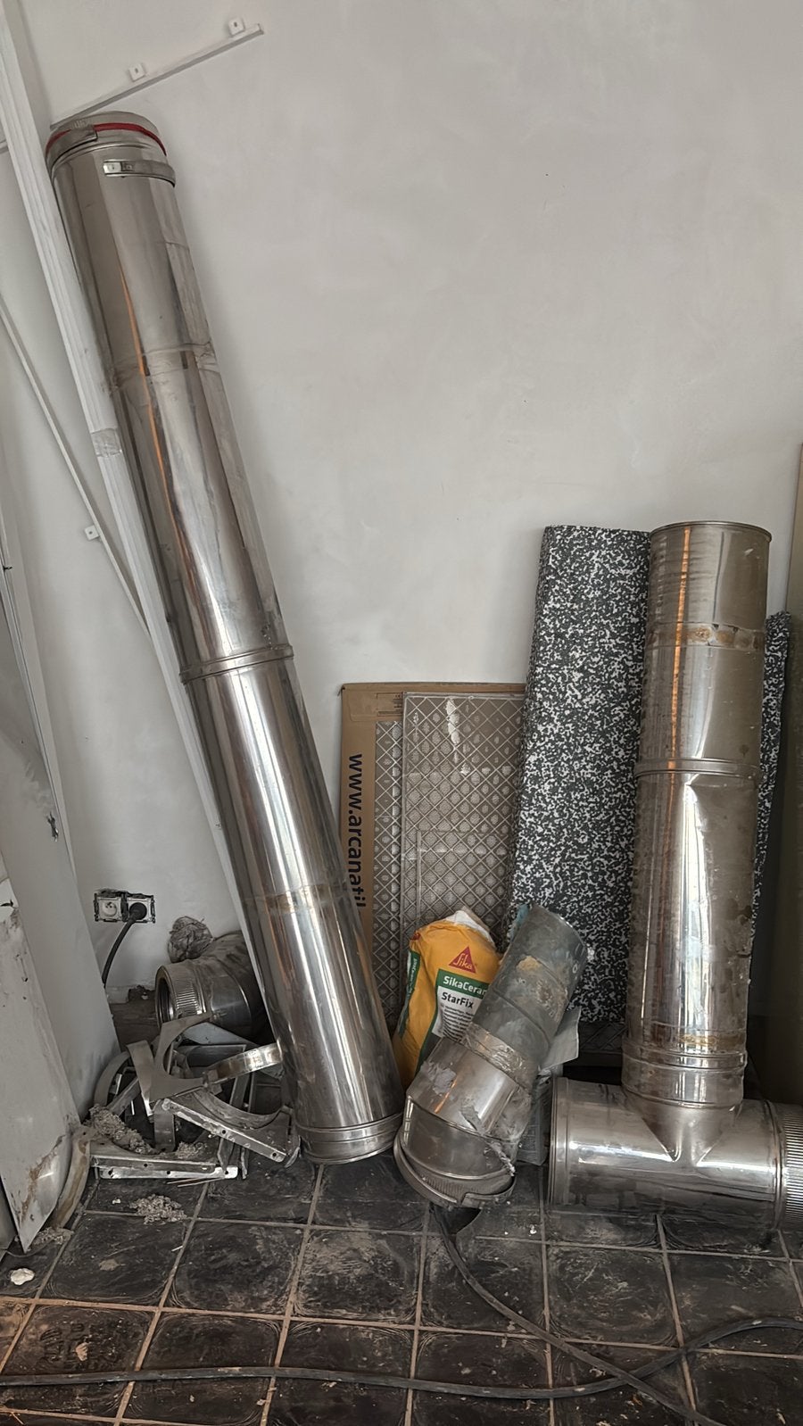 geïsoleerde inox buizen set, Doe-het-zelf en Bouw, Ophalen