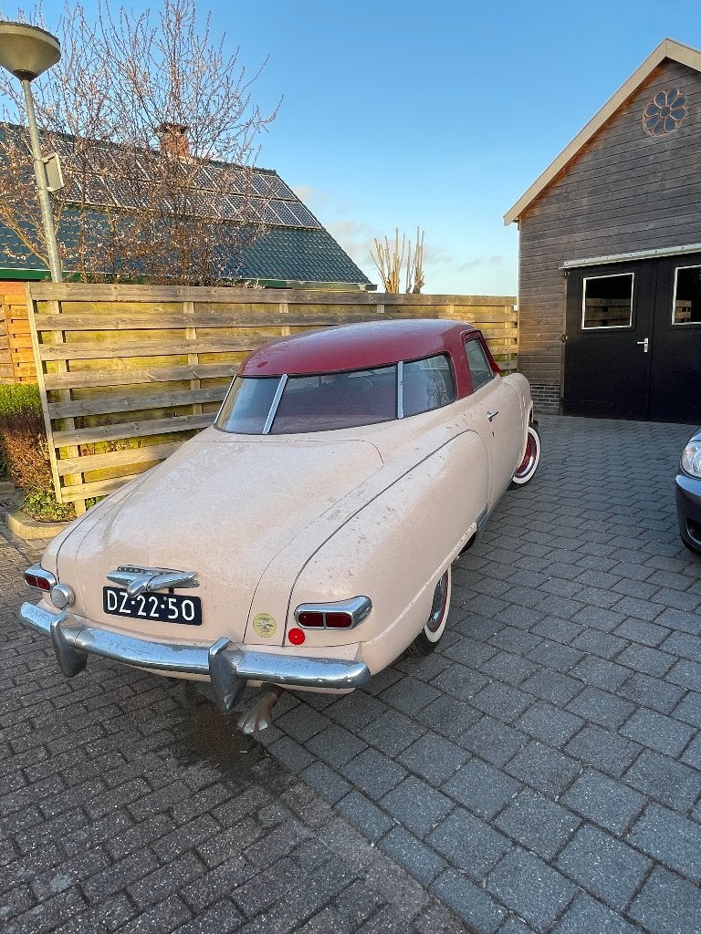 Studebaker Champion 1948, Overige merken, Achterwielaandrijving, Leder en Stof, Beige