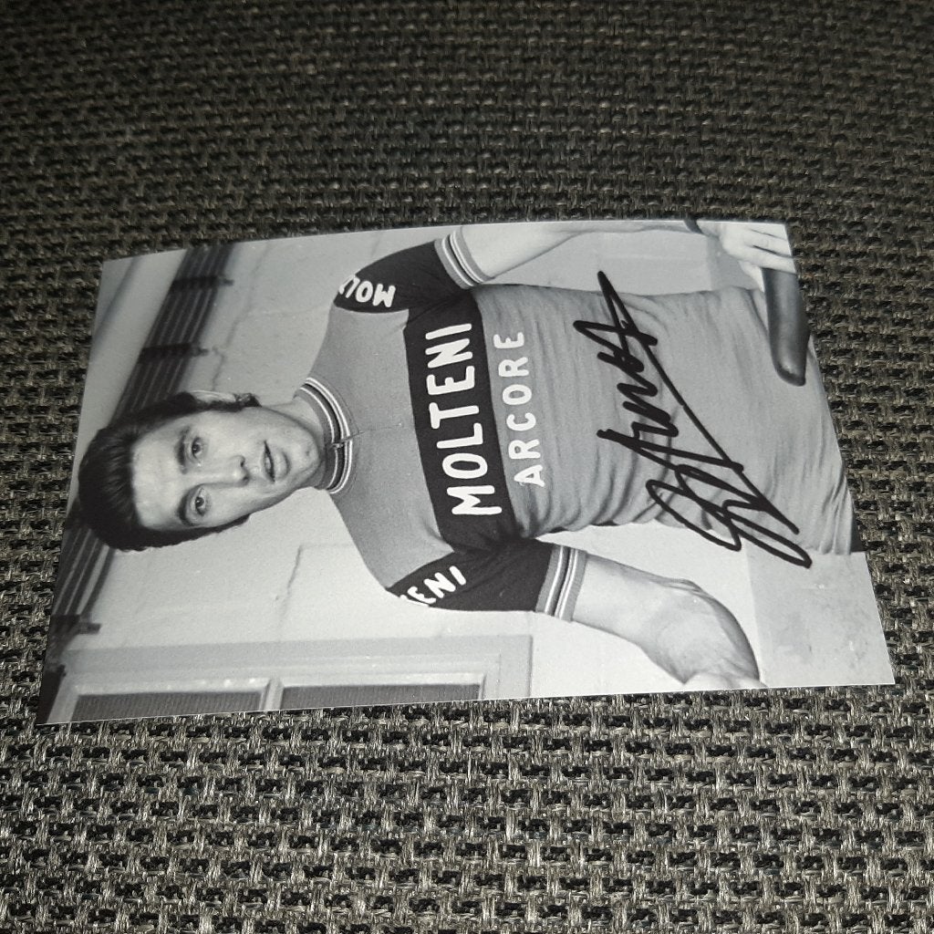 Eddy Merckx Tour de France # Foto met handtekening (print), Envoi, Neuf, Autres types