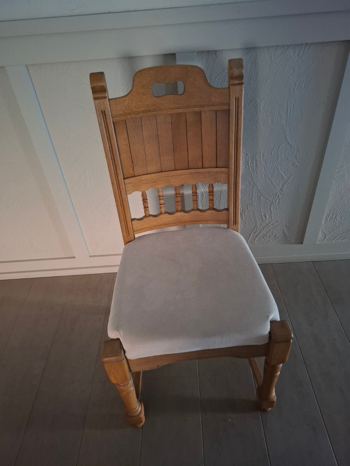 6 chaises en chêne massif, pas cher., Enlèvement