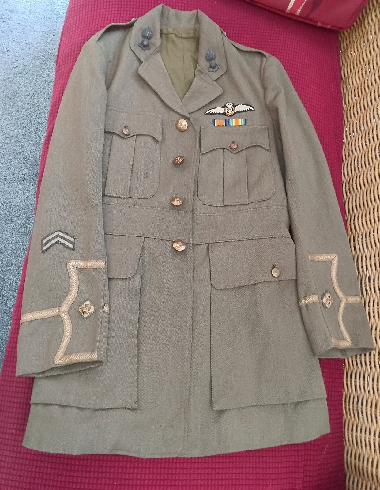 Gilet British Pilot WW1, Enlèvement ou Envoi