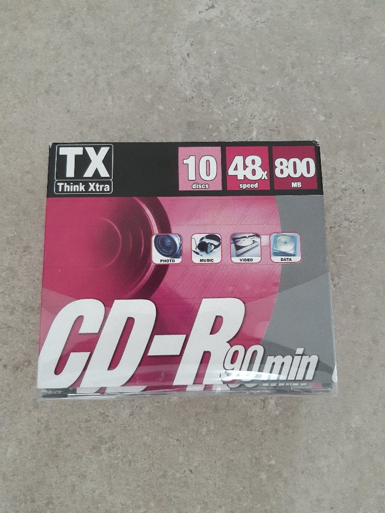 Nieuw: pak van CD-R (90min) beschrijfbare cd roms (9 stuks), Informatique & Logiciels, Disques enregistrables, Enlèvement, Neuf