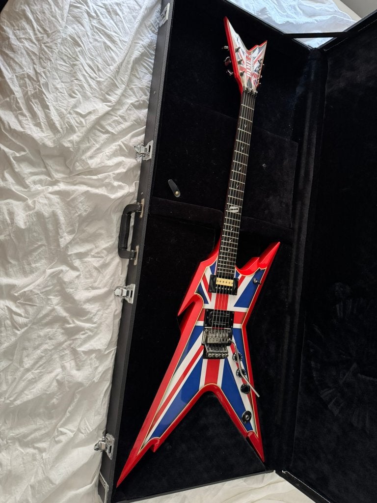 2007 Dean 255 Razorback Union Jack, Musique & Instruments, Amplis | Basse & Guitare, Utilisé, Guitare, Enlèvement