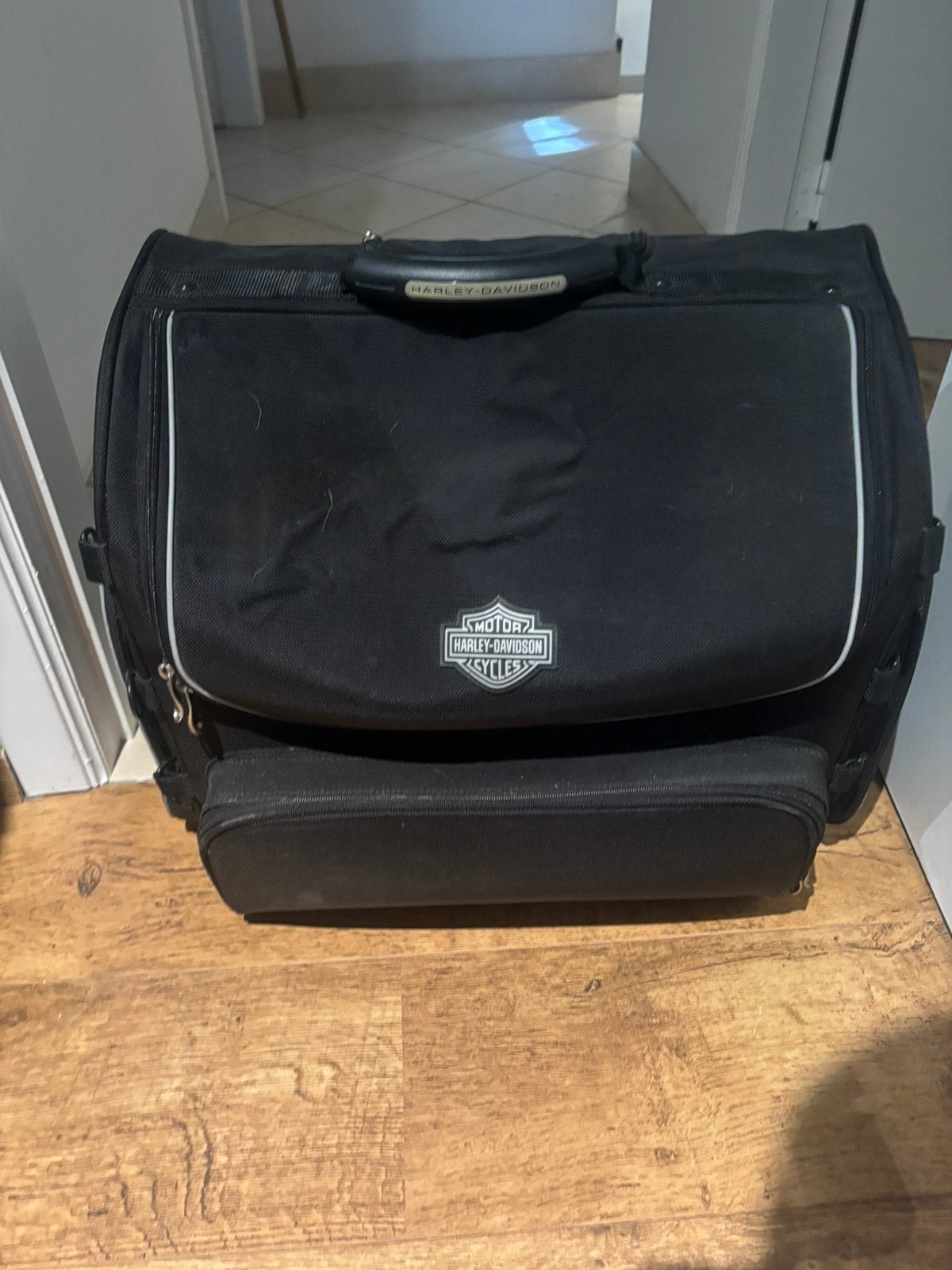 harley davidson reiskoffer, Ophalen, Gebruikt