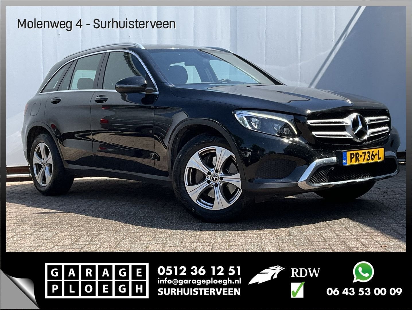 Mercedes-Benz GLC 220 d 4MATIC Business Solution Trekhaak Na, Automaat, 129 g/km, Zwart, Diesel