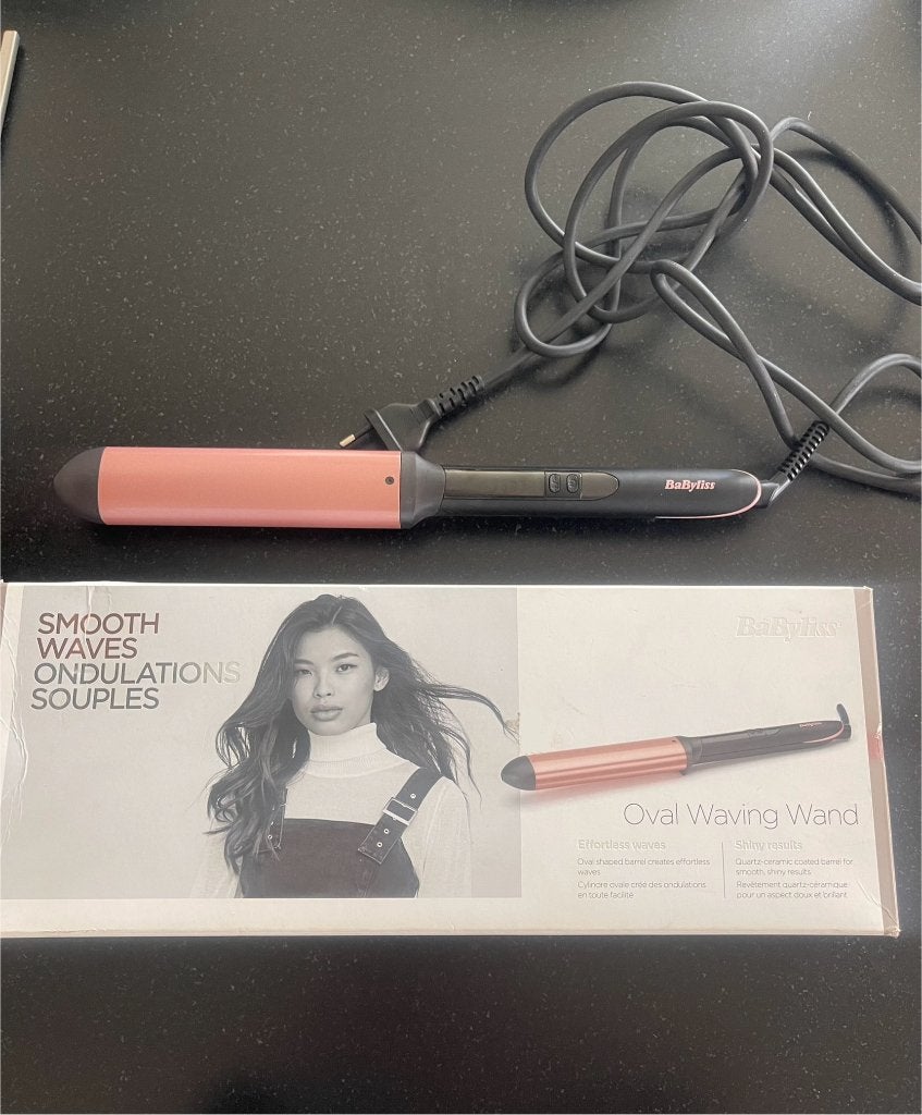 Oval Waving Wand BaByLiss Roos Zwart, Elektronische apparatuur, Persoonlijke Verzorgingsapparatuur, Ophalen of Verzenden, Nieuw