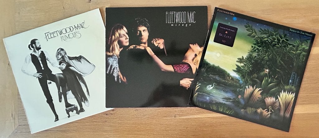 FLEETWOOD MAC - Rumours, Mirage & Tango ( 3 LPs; NMINT ), Enlèvement ou Envoi, Avec pochette intérieure, Comme neuf, Rock classique