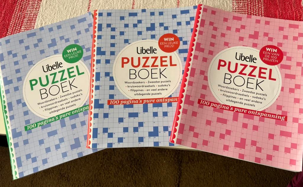 3 Libelle puzzelboeken, Ophalen of Verzenden, Nieuw