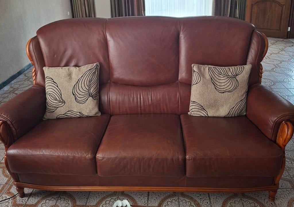 Lederen 3-zit en 2 x 1-zit, Ophalen