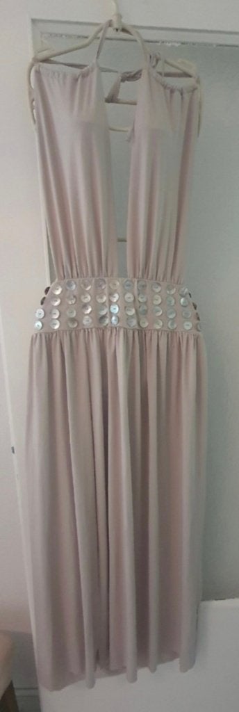 Maxi Jurk met Schelpen - Maat: S, Kleding | Dames, Overige kleuren, Nieuw, Ophalen of Verzenden, Maat 36 (S)